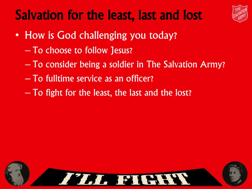 salvation for the least last and lost salvation 7