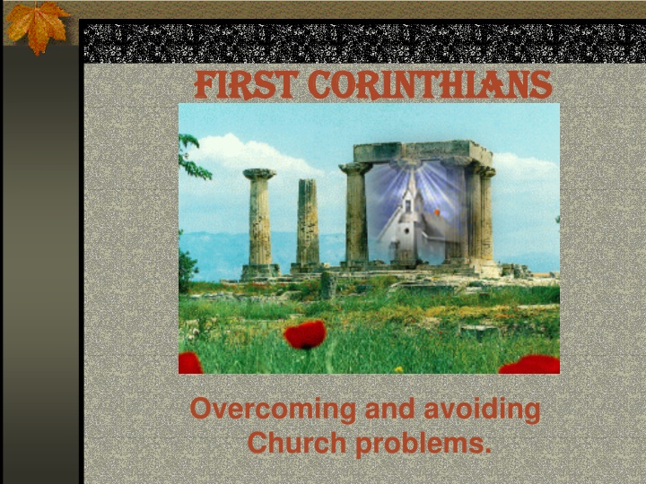 first corinthians first corinthians