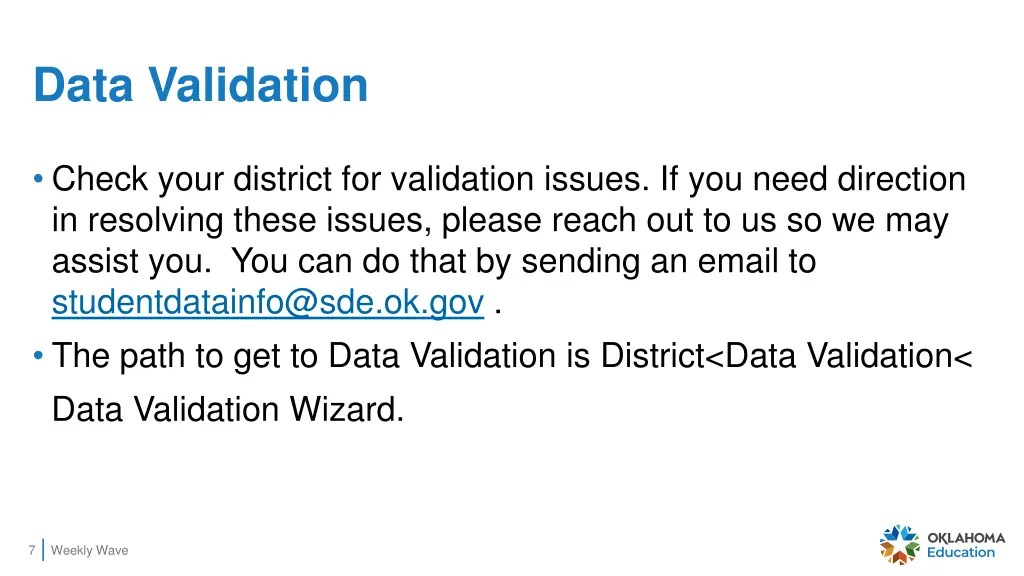 data validation