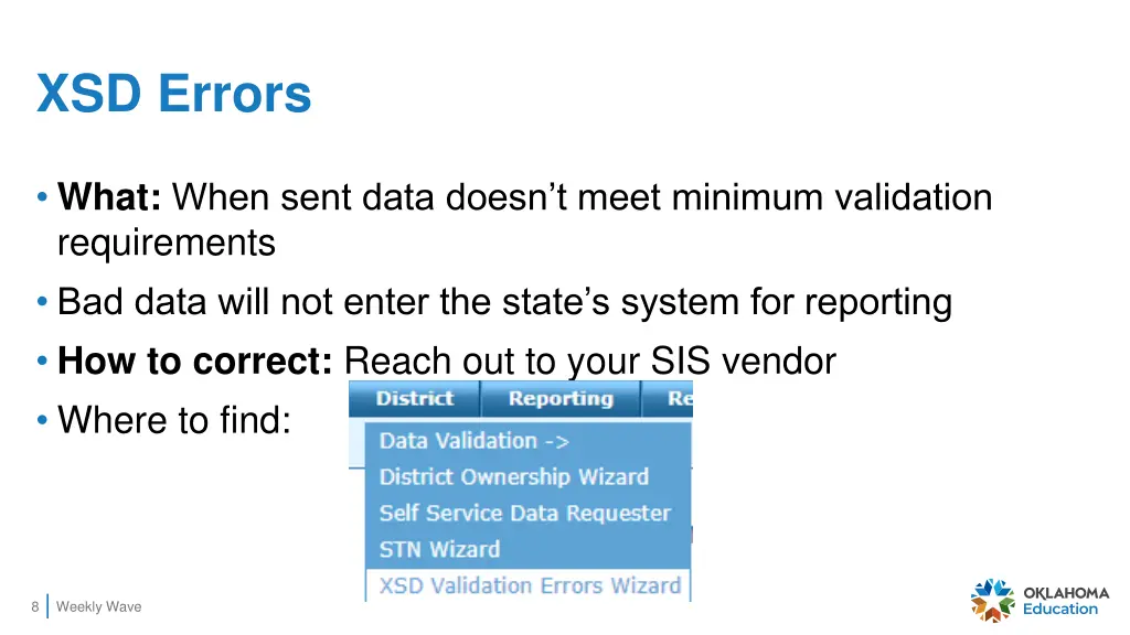 xsd errors