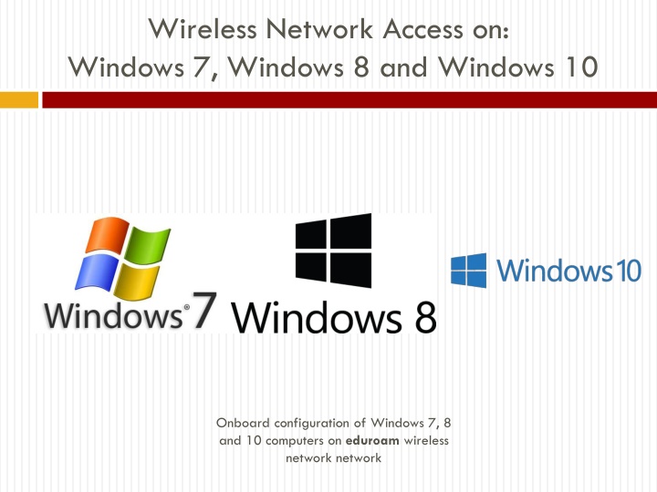 wireless network access on windows 7 windows