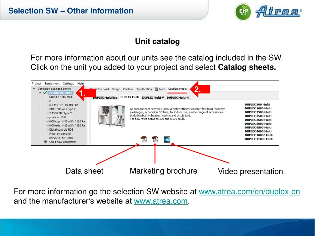 selection sw other information