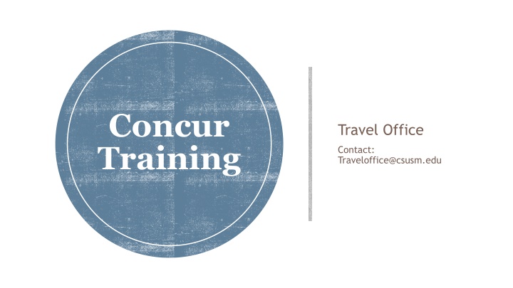 concur training