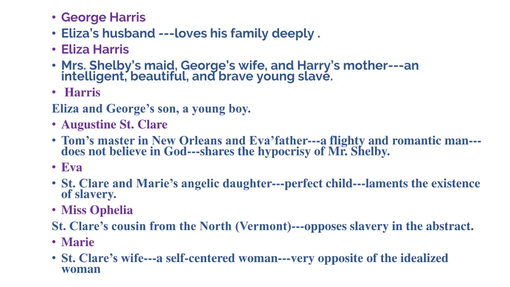 george harris eliza s husband loves his family