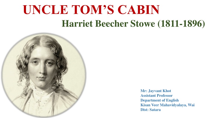 uncle tom s cabin harriet beecher stowe 1811 1896