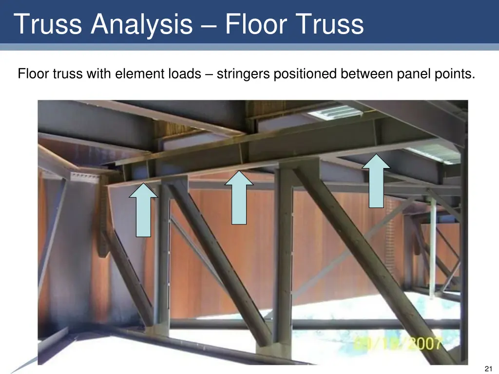 truss analysis floor truss