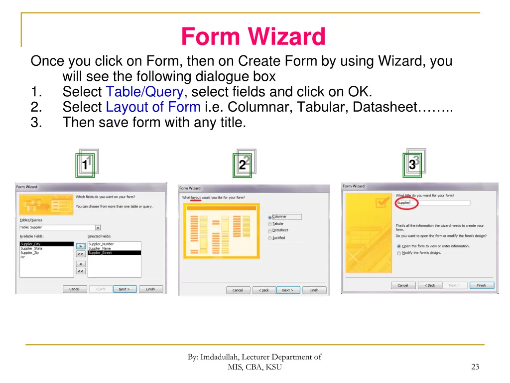 form wizard