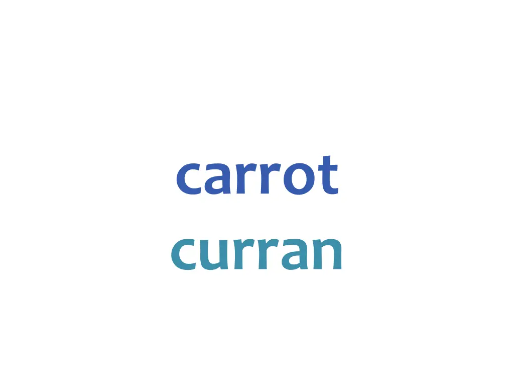 carrot curran