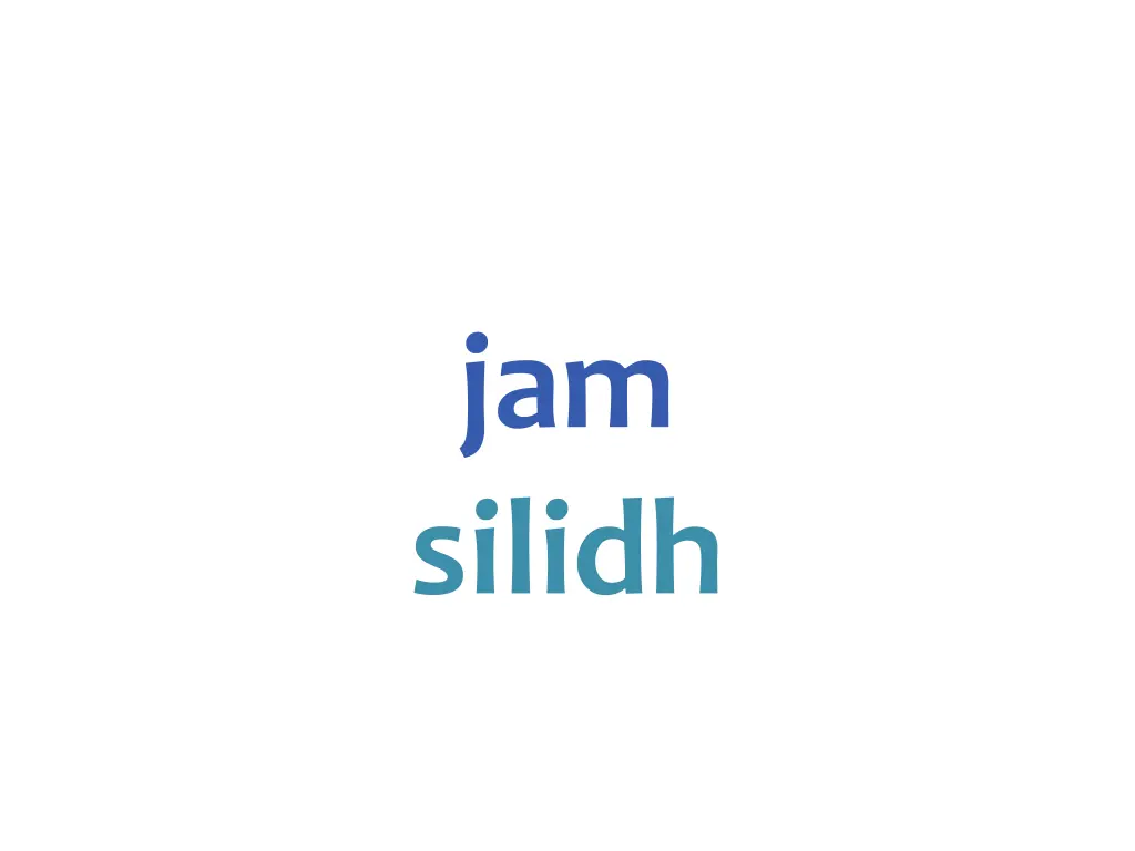 jam silidh