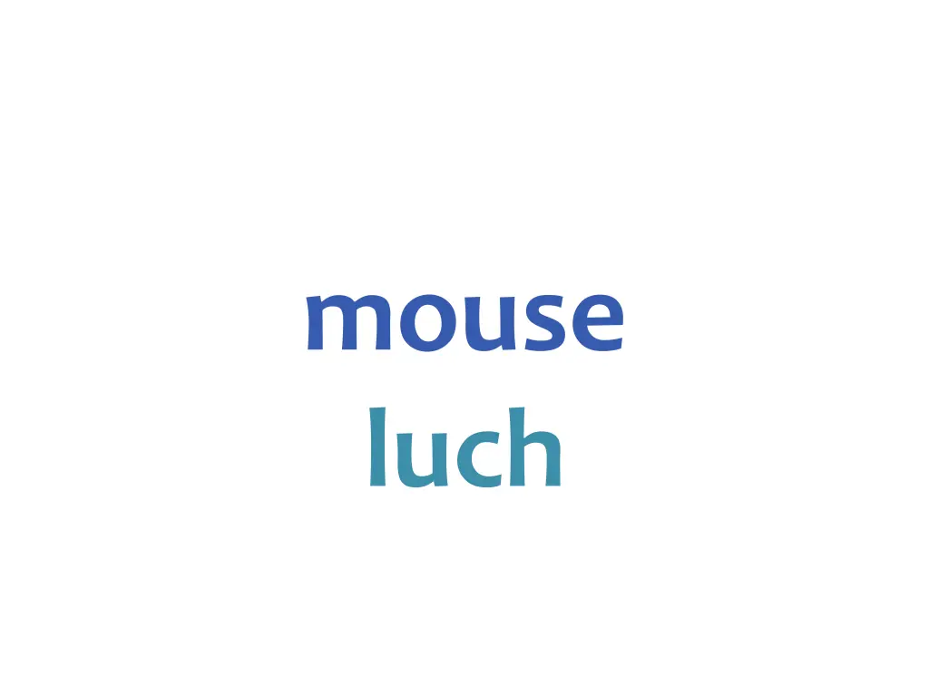 mouse luch