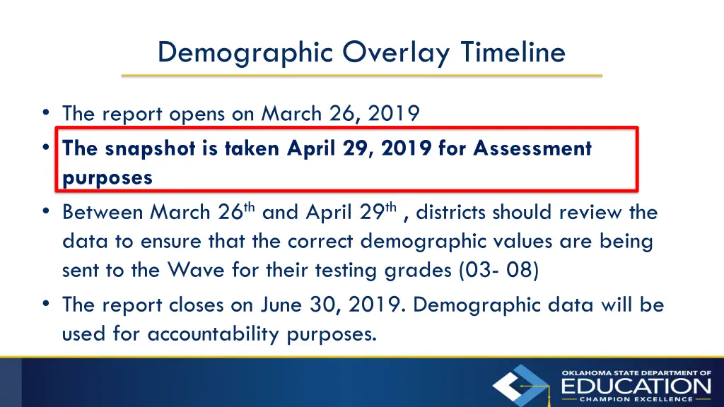 demographic overlay timeline