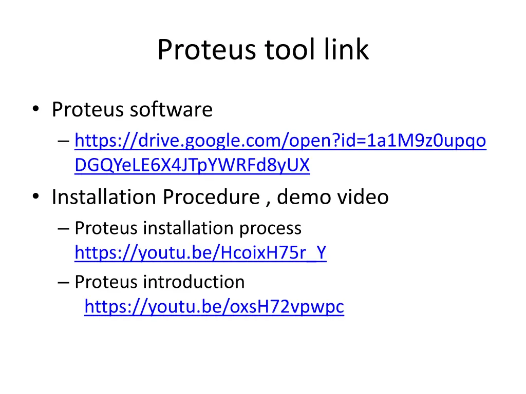 proteus tool link