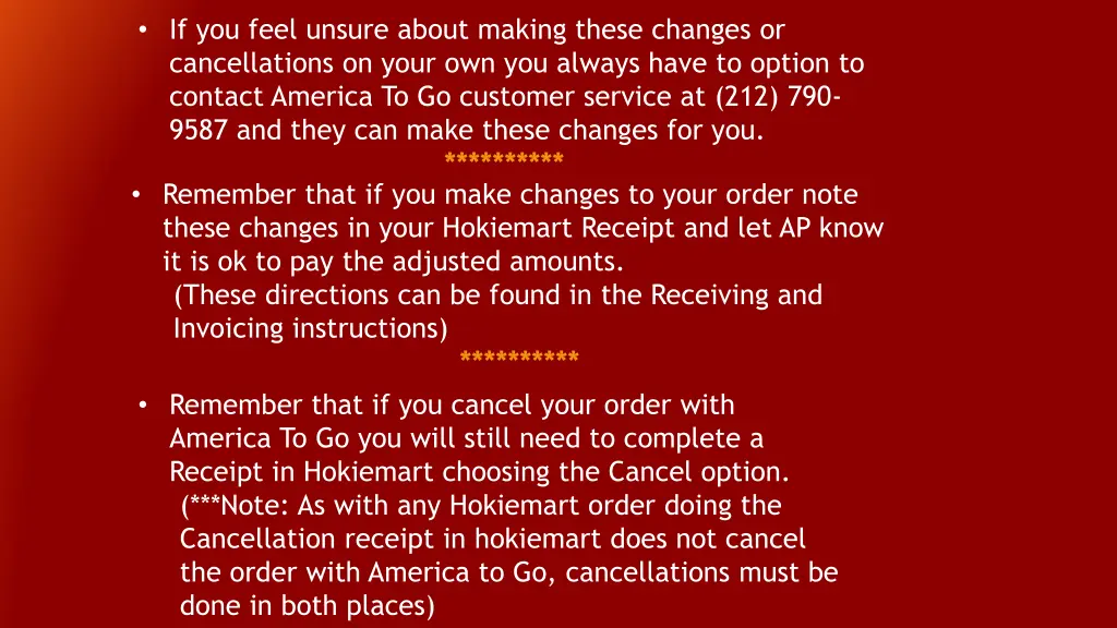 if you feel unsure about making these changes