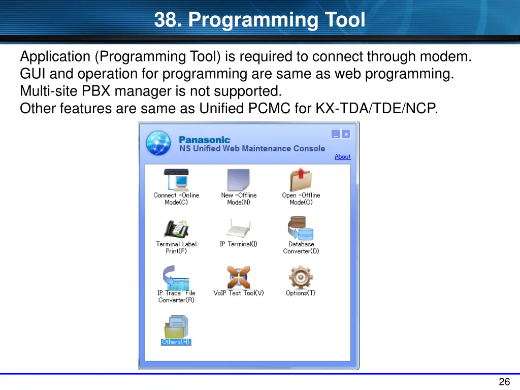 38 programming tool