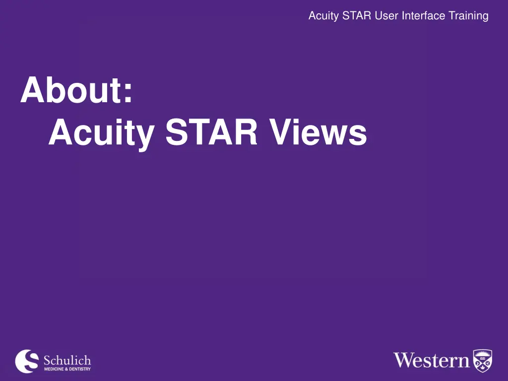 acuity star user training acuity star user 1