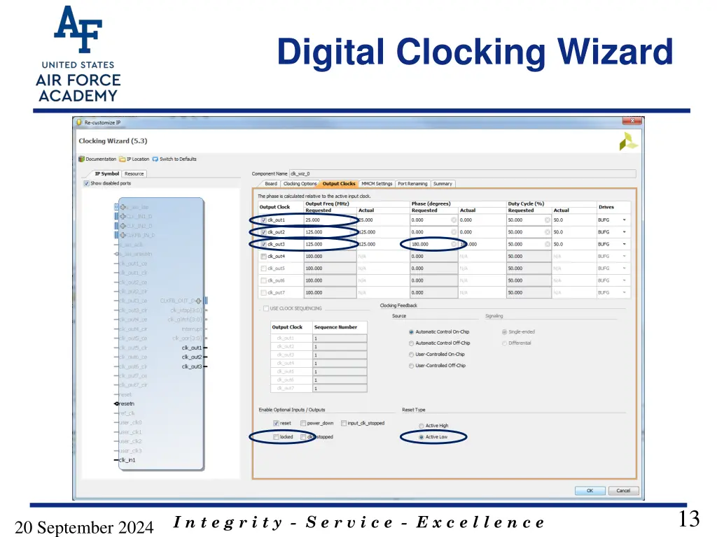 digital clocking wizard 4