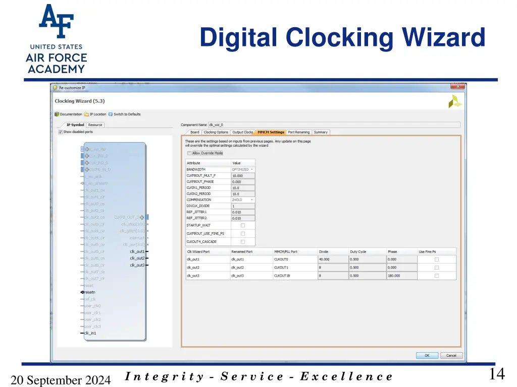 digital clocking wizard 5