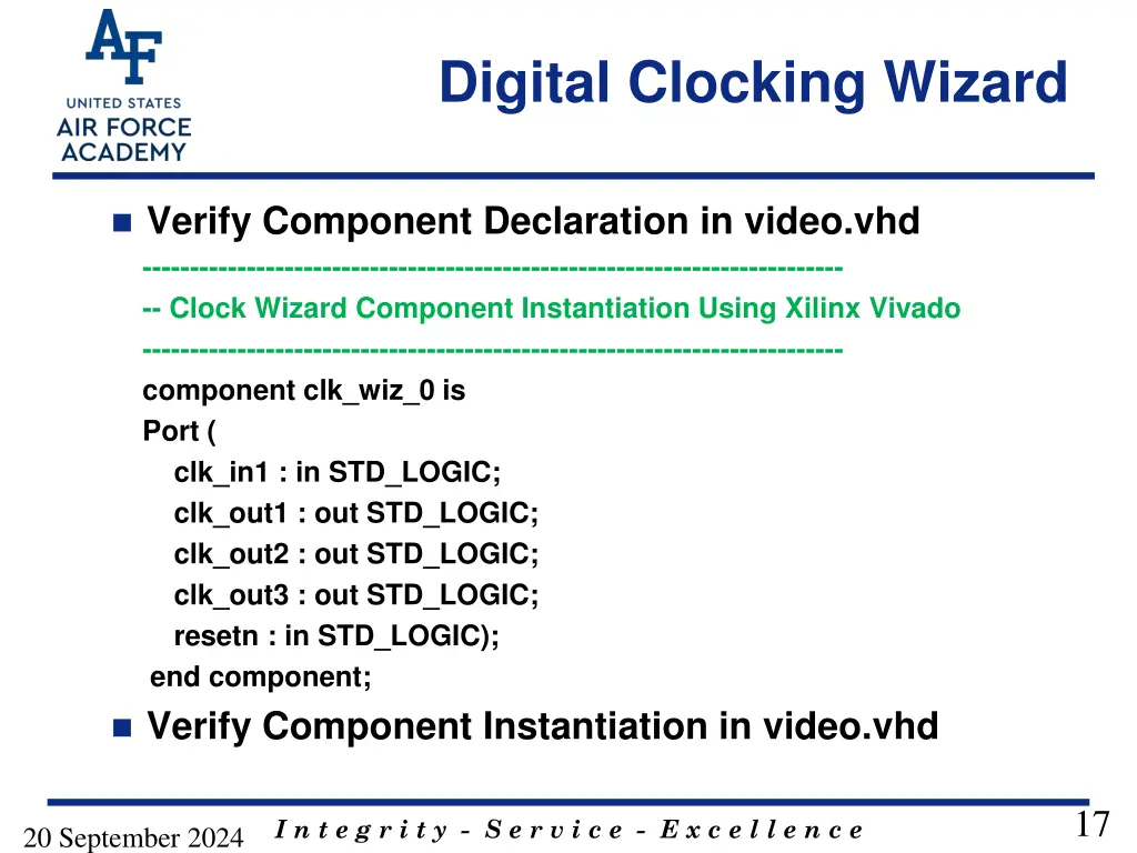 digital clocking wizard 8