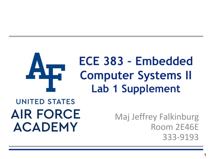 ece 383 embedded computer systems