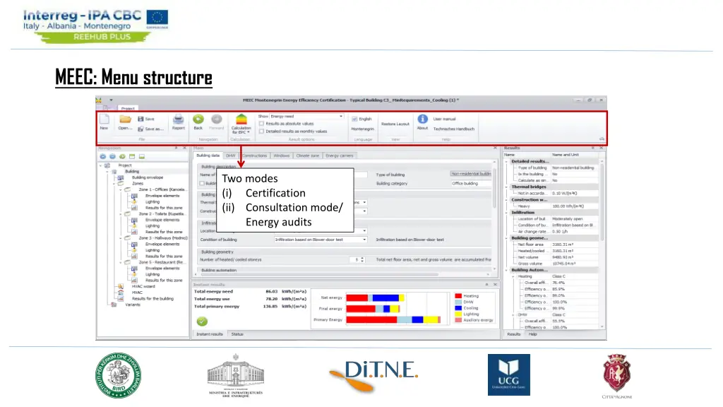 meec menu structure