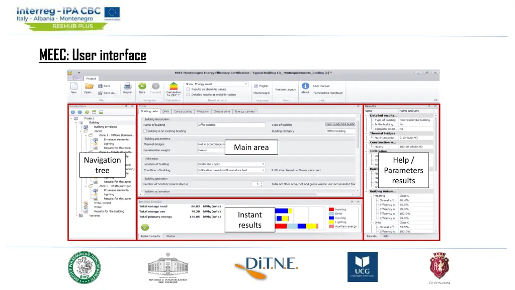 meec user interface