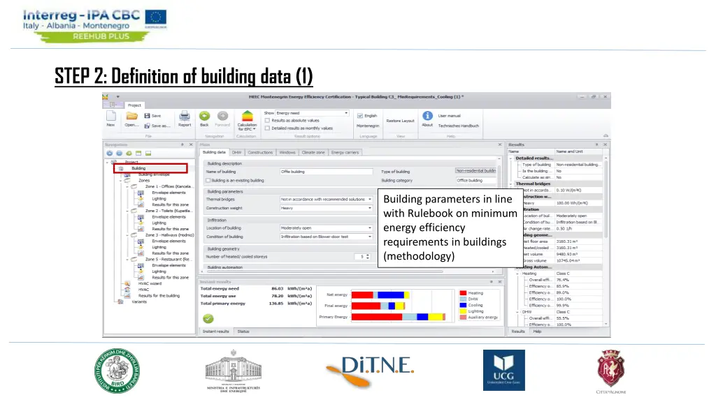 step 2 definition of building data 1