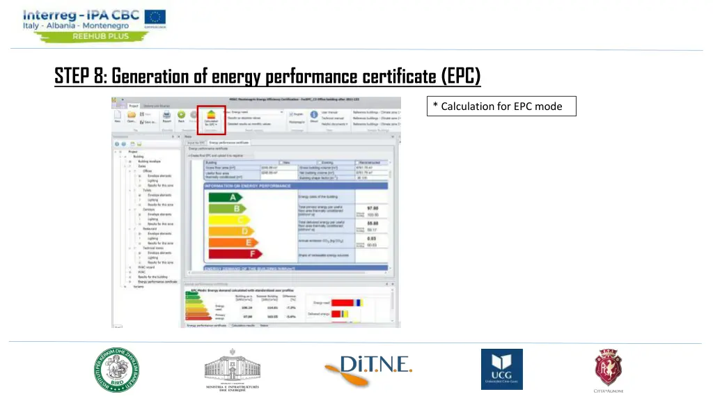 step 8 generation of energy performance