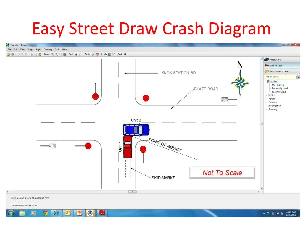 easy street draw crash diagram