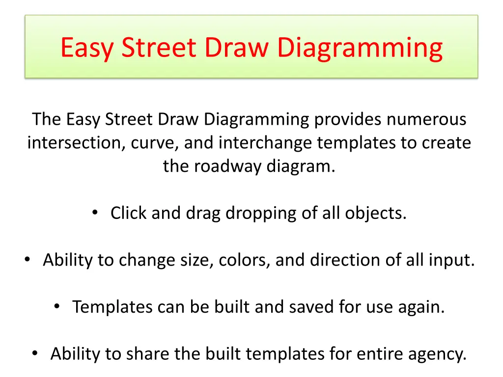 easy street draw diagramming