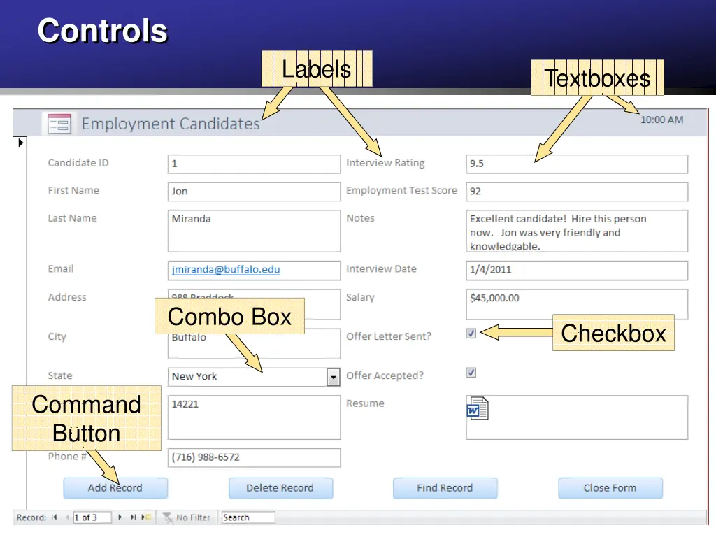 controls