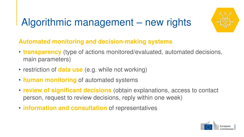 algorithmic management new rights