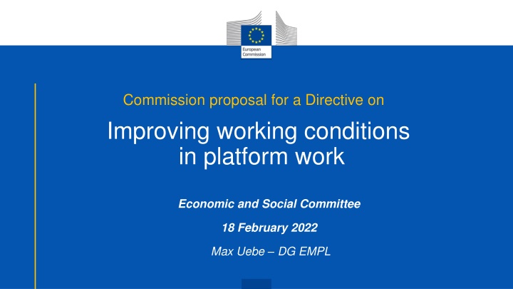 commission proposal for a directive on