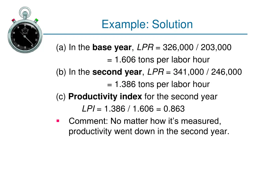 example solution