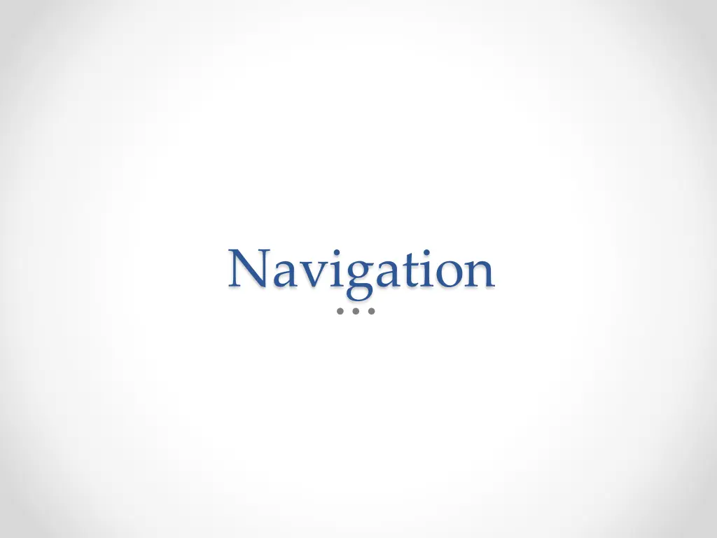 navigation