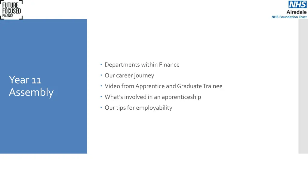 departments within finance