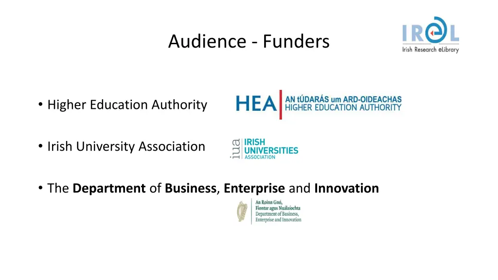 audience funders