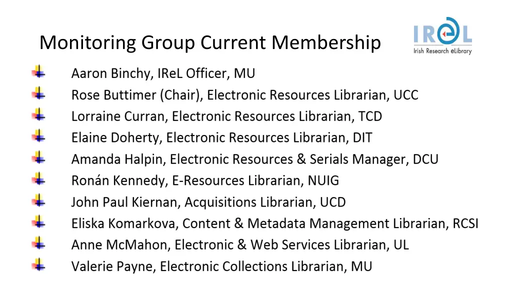 monitoring group current membership