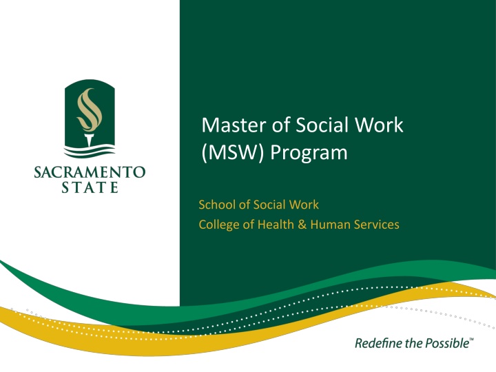 master of social work msw program