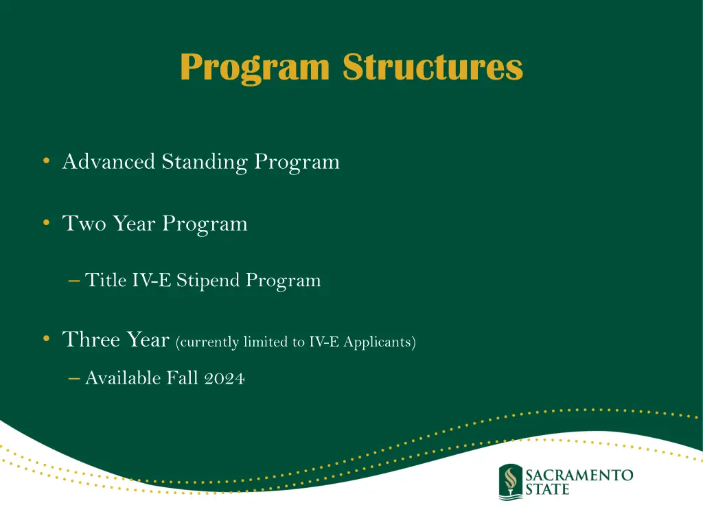 program structures