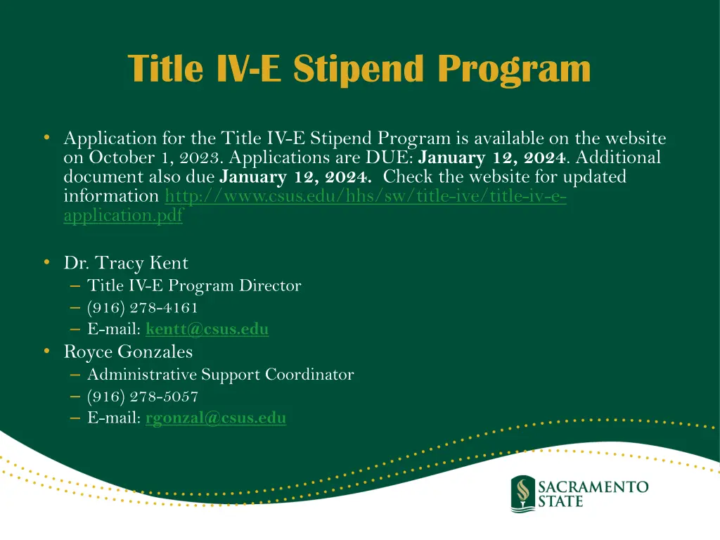 title iv e stipend program 2