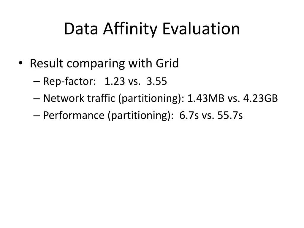 data affinity evaluation 1