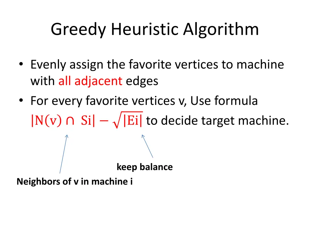 greedy heuristic algorithm 1