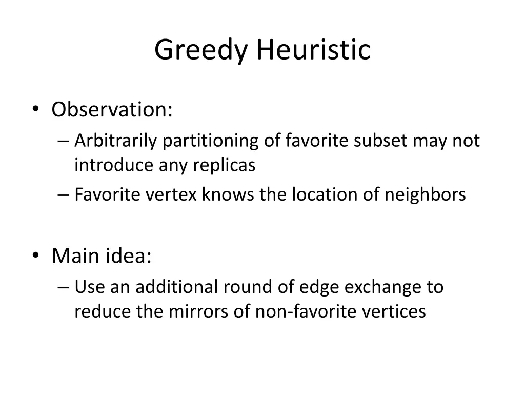 greedy heuristic