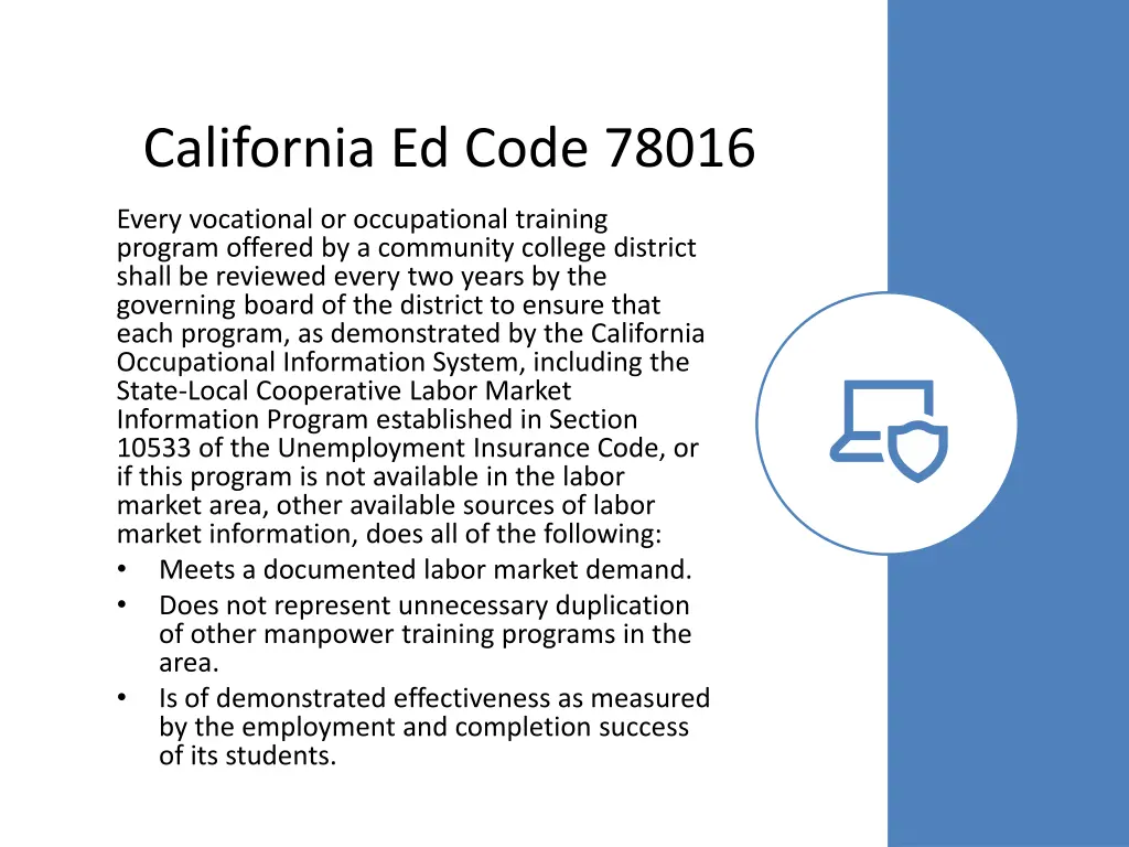 california ed code 78016