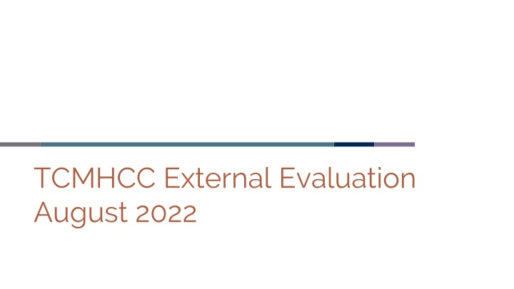 tcmhcc external evaluation august 2022