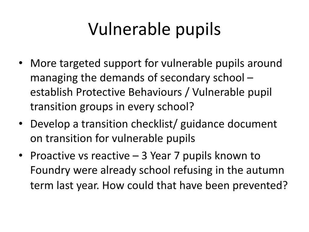 vulnerable pupils 1