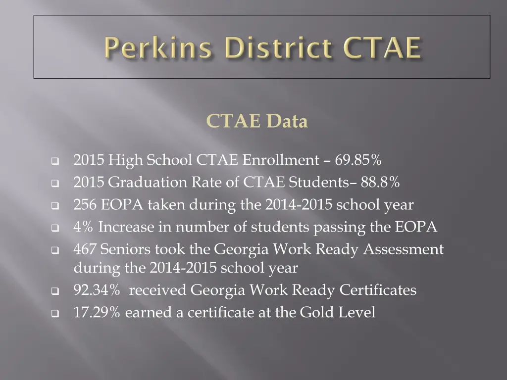 ctae data