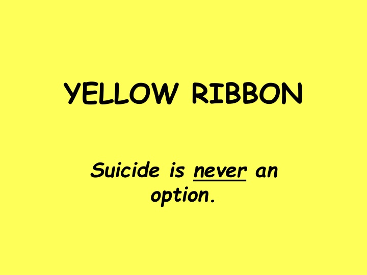 yellow ribbon