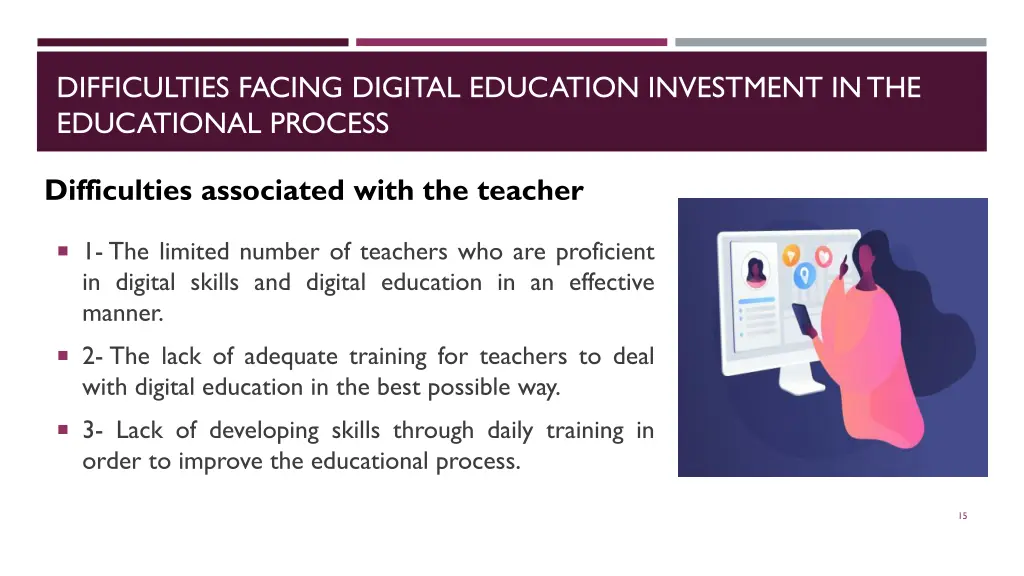 difficulties facing digital education investment 1