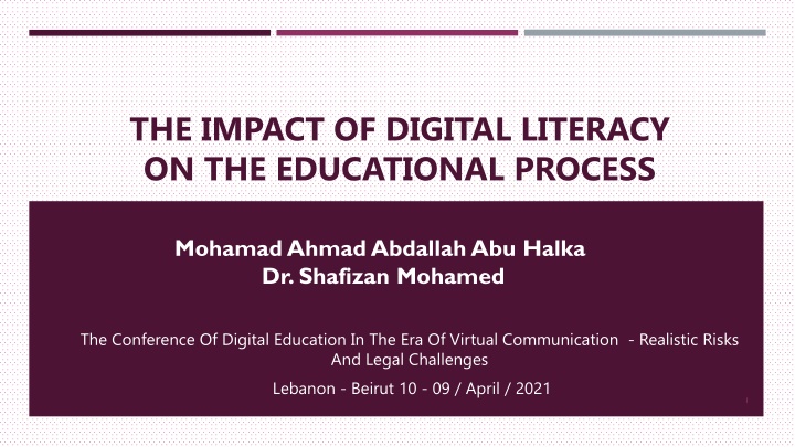 the impact of digital literacy on the educational